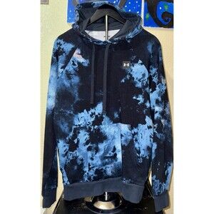 NWOT Under Armour Mens Size Small Rival Fleece Hyper Dye Hoodie
